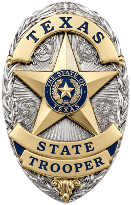 Former Texas State Trooper badge