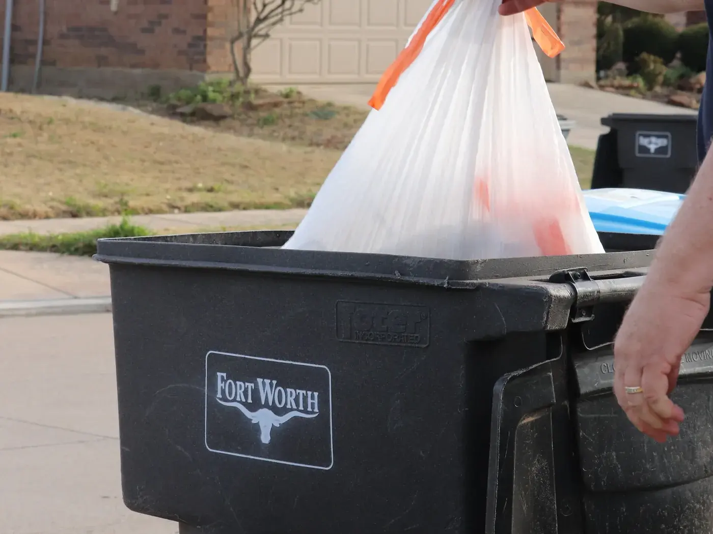 Rhino Scoop waste take-away after a completed service visit
